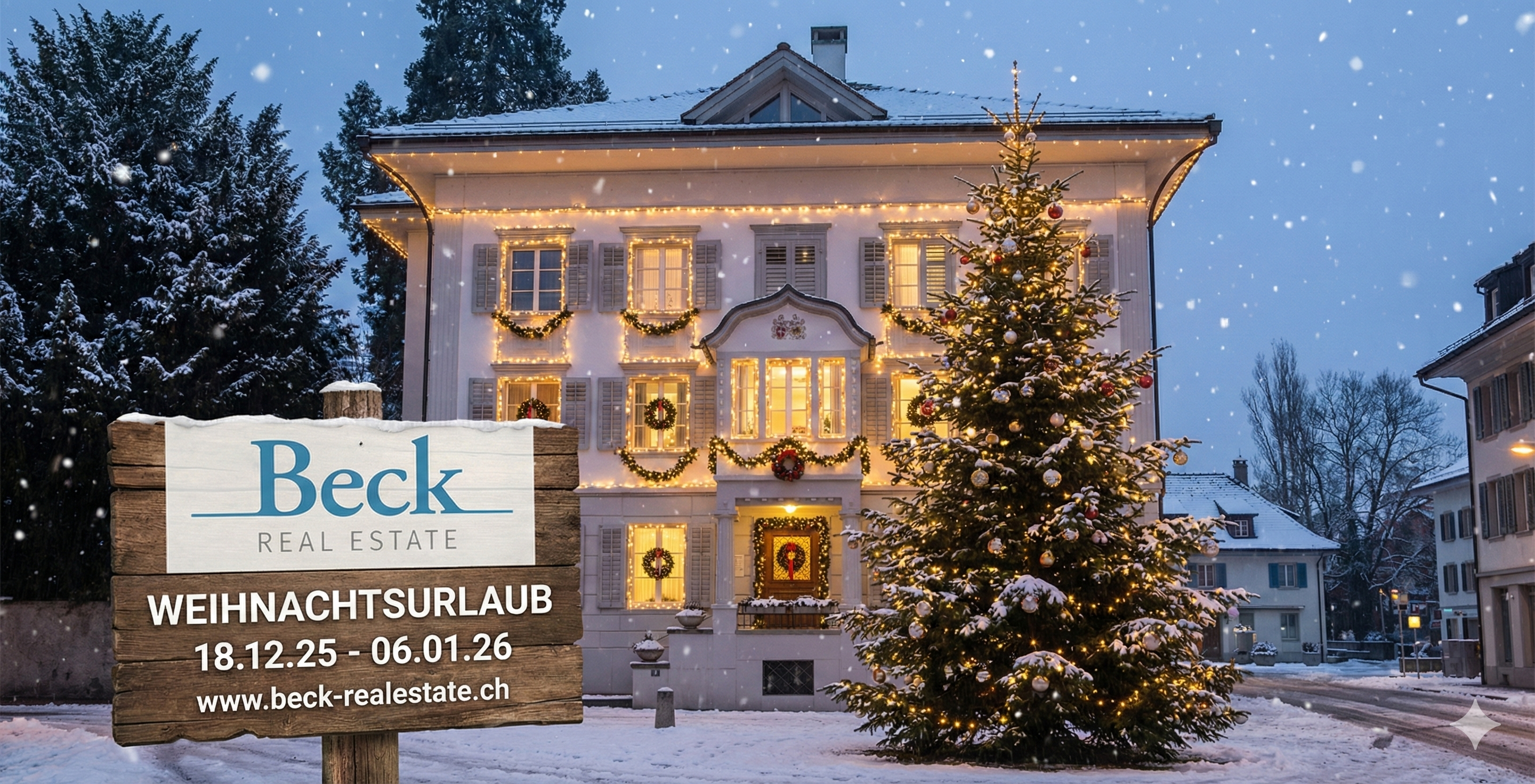 Weihnachtsferien bei BECK Real Estate
